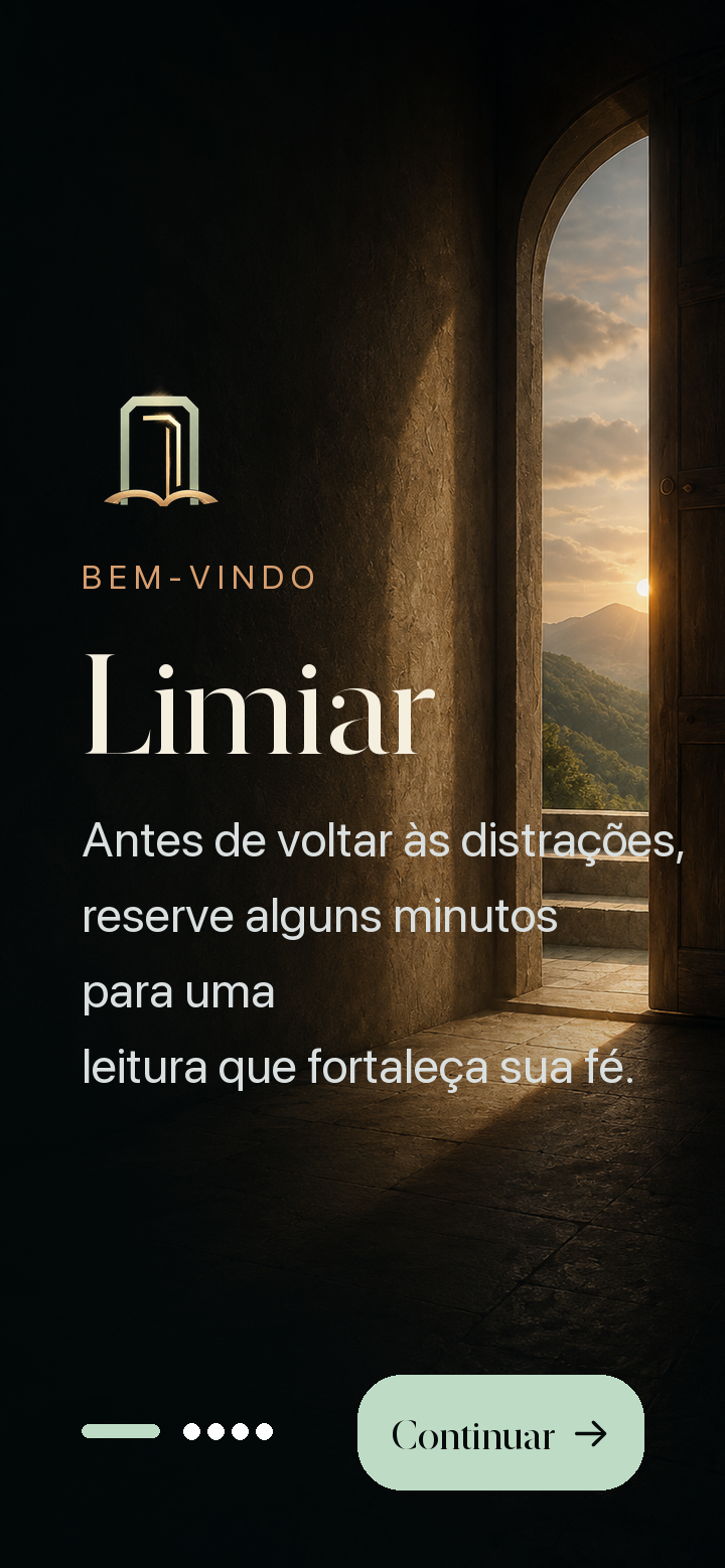 Tela inicial do Limiar